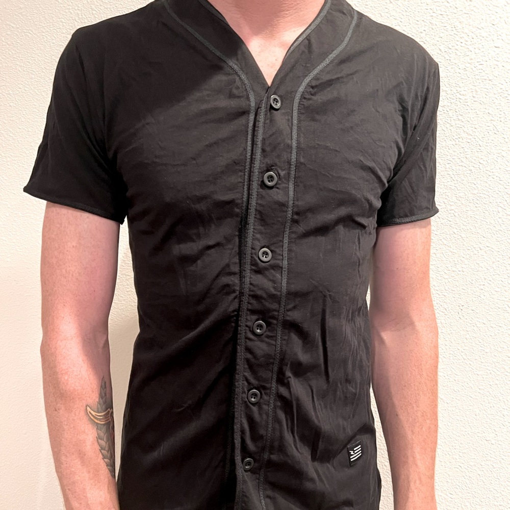 Button Down T Shirt